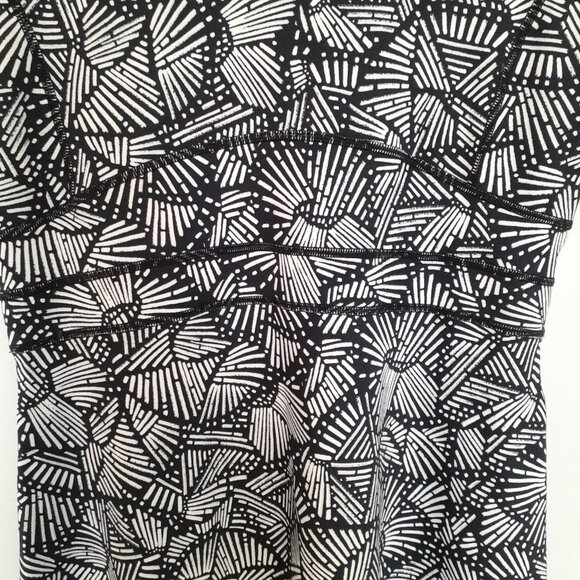 NWT Title Nine Dream Dress Updated V-Neck Pockets in Sparkler Black Size M - Picture 5 of 16